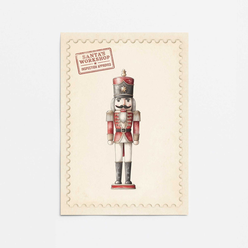 Nutcracker Post Art Print, 8" x 10", No Frame