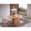 Ferro Beech Oval Dining Table-105633991