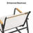 3 Piece Outdoor Patio Set with PVC-coated polyester Rocking Chairs and Solid Wood Armrests-684377485