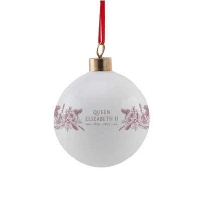 6cm Bone China Bauble
