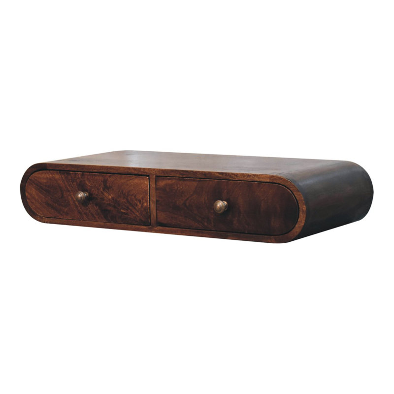 Console Table 80cm Solid Wood Console Table