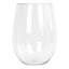 Argon Tableware Reusable Plastic Stemless Wine Glasses