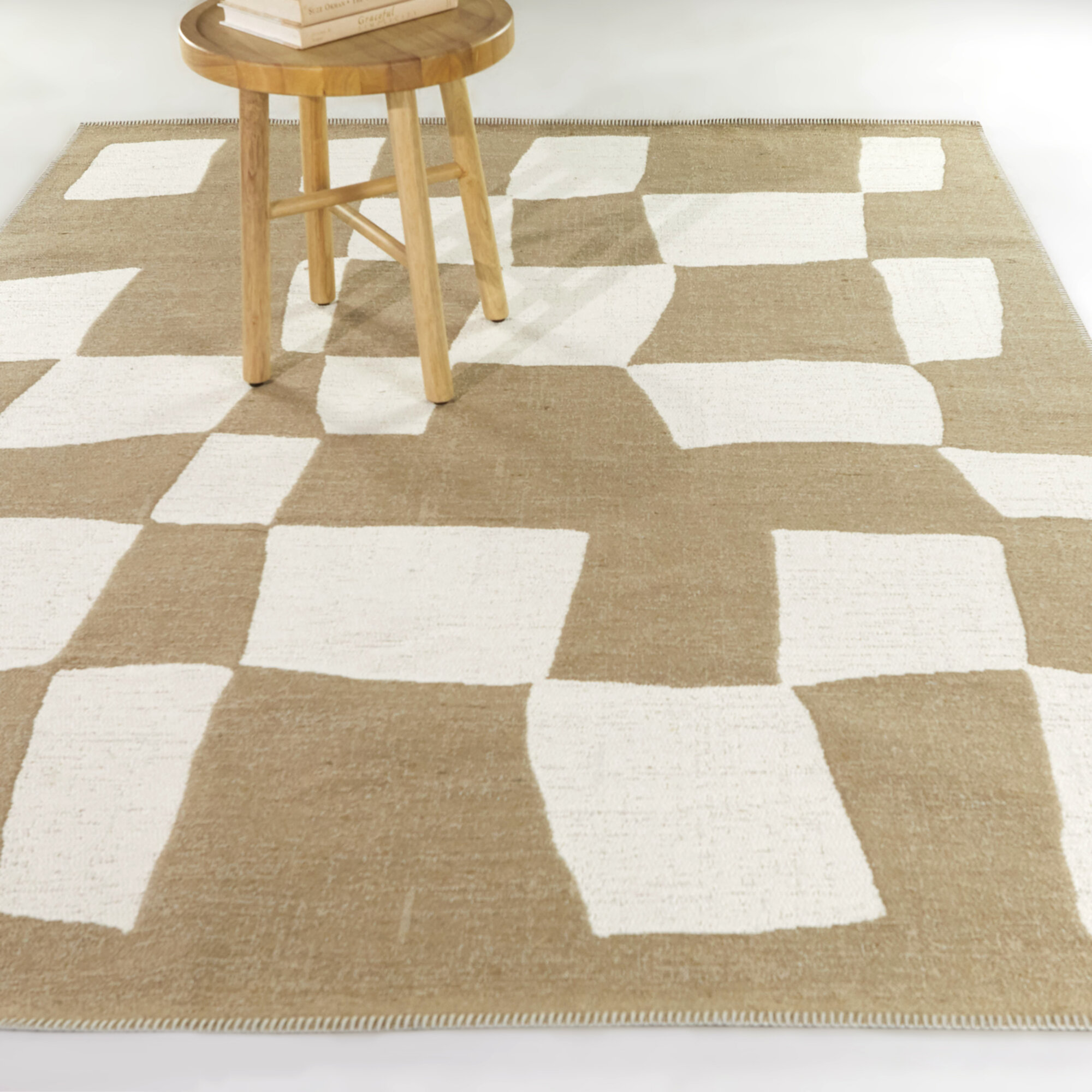 Craton Tan Recycled Fibers Rug, Rectangle 7'10" x 10'