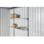 Tablettes réglables en métal Bioorte Shed P 9,6 po x l 28,3 po x H 2,9 po (paquet de 2)-101466039