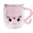 200ml Cat Insulated Glass Mug