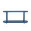Table d'entrée minimaliste moderne en placage de frêne bleu marine-1003313160