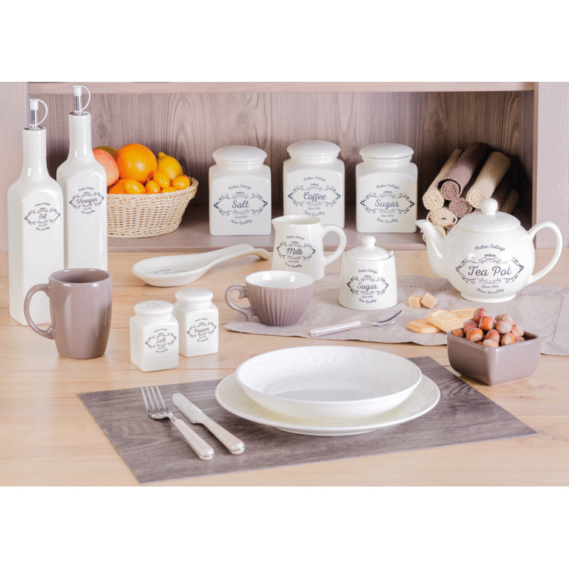 Ceramic / Porcelain Canister - Set of 3