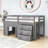 Dianira Kids Twin Loft Bed with Drawers-1550010853