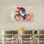 «Vibrant Cycling Racer», art mural contemporain-129474708