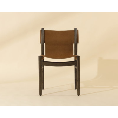 Argus Dining Chair - Nubuck Caramel Leather