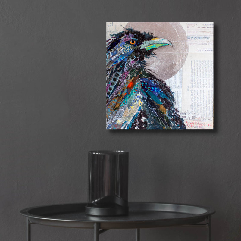 «Raven 3» par St. Hilaire Elizabeth, H 12 po x l 12 po x P 0,13 po