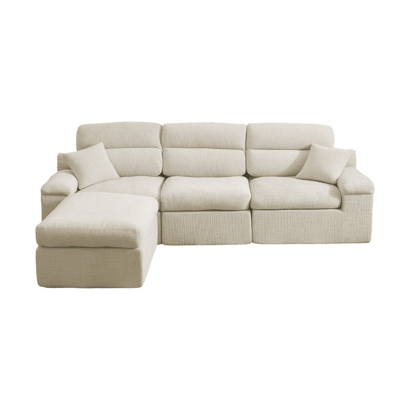 Canapés modulaires, Chenille beige
