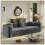 Très grand canapé-lit multifonctionnel, canapé-lit coulissant 3 en 1, canapé classique en velours 4 places avec design capitonné, comprend 3 coussins décoratifs, convient aux appartements et aux salons-987376246
