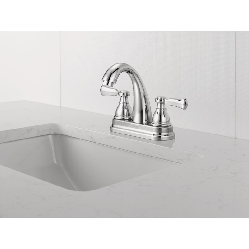 Elmhurst 2-handle Bathroom Faucet with Drain Assembly, Chrome