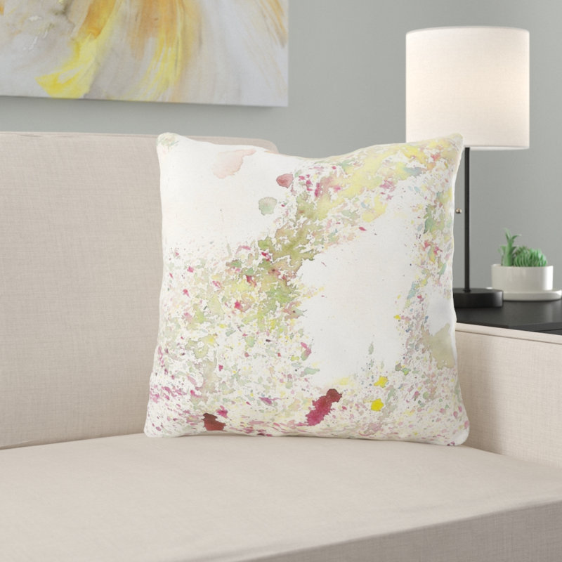 Housse de coussin carré Nekoosa, Microsuède, Intérieur