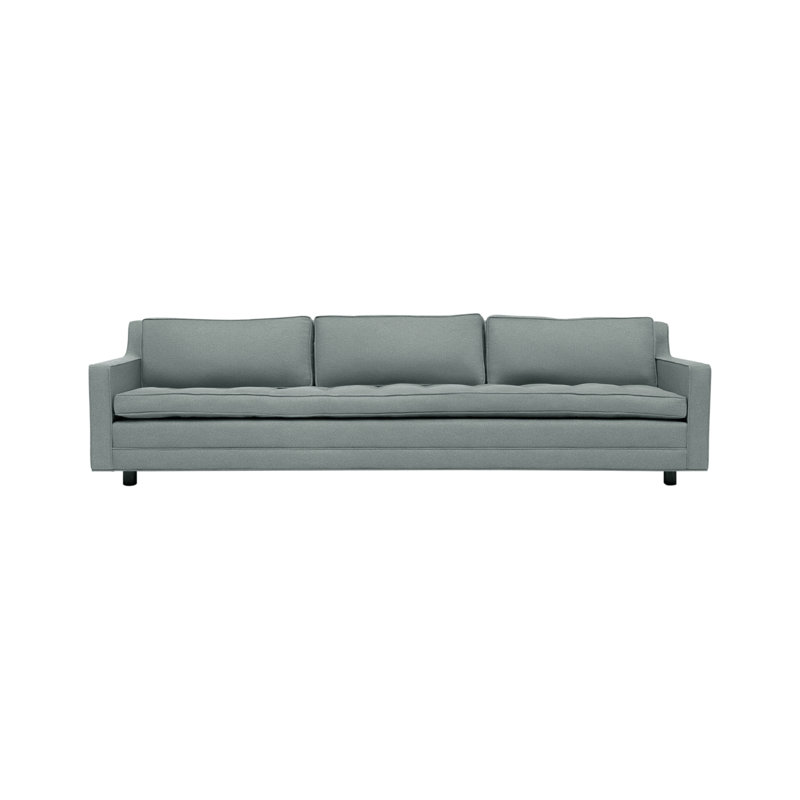 Upholstered 94'' Sofa, Shale Velvet