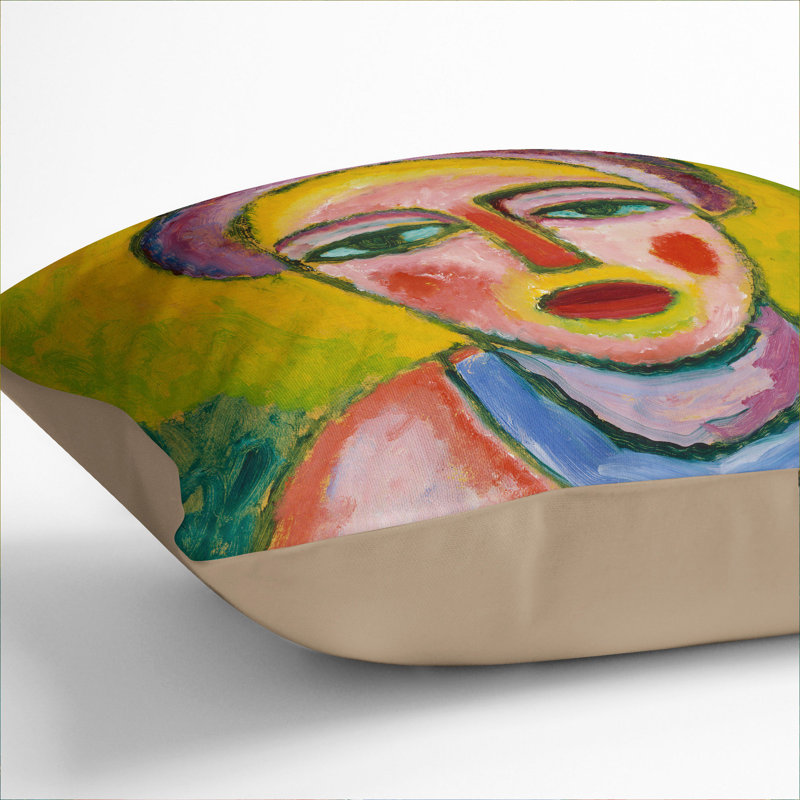 Spring Scatter Cushion, 40cm H x 40cm W x 15cm D, Stone