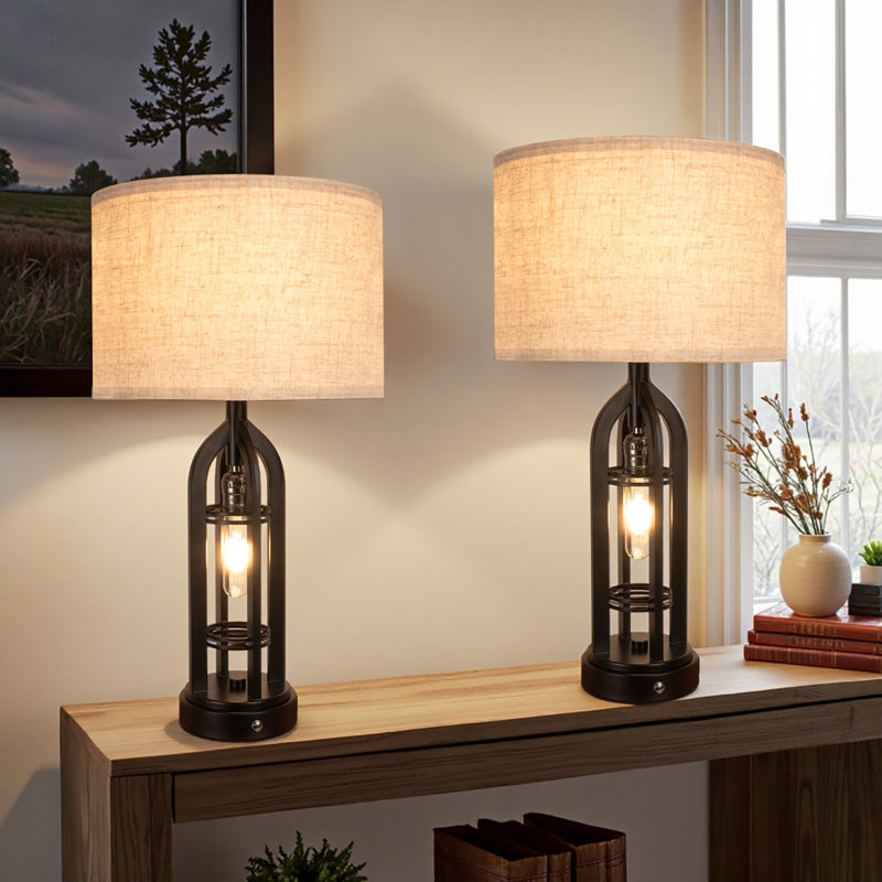 Ensemble de 2 lampes de bureau.