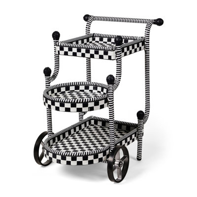 Gambit Check Outdoor Bar Cart