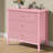 Fluted 3 Drawer Dresser Set Of 2-983042423