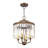 Caroline 4 - Light Dimmable Lantern Drum Chandelier-67130547-100090366