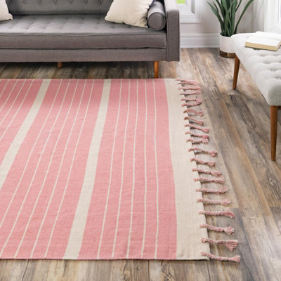 Abisaid Cotton Striped Indoor Rug