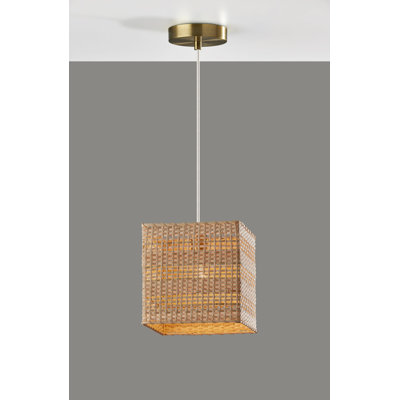 Luminaire suspendu carré 1 lumière Morethampstead