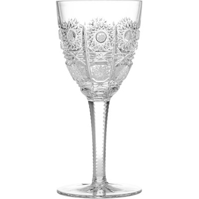 Verre à vin en cristal bohémien 078B906763BC40E48B956029B37DA69E 4½ oz (130 ml), ensemble de 6, verres, verres tchèques
