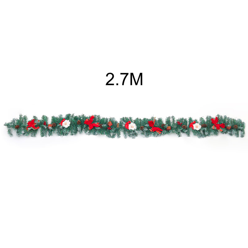 270cm Lighted Faux Garland with Lights