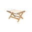 St. Tropez Outdoor Teak Ottoman-1463463177