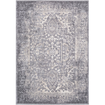 Tapis oriental gris / ivoire Alexander