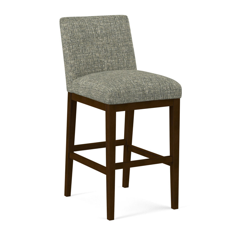Upholstered Stool, 61536-78, Pecan