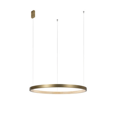 Vegas 1 - Light Antique Brass LED Pendant