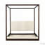 Lit plateforme à baldaquin en bois avec tête de lit tapissier-1464521541-1464521543