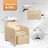 Salon Shampoo Chair With Ceramic Shampoo Bowl And Adjustable Footrest Sand Color-384237405