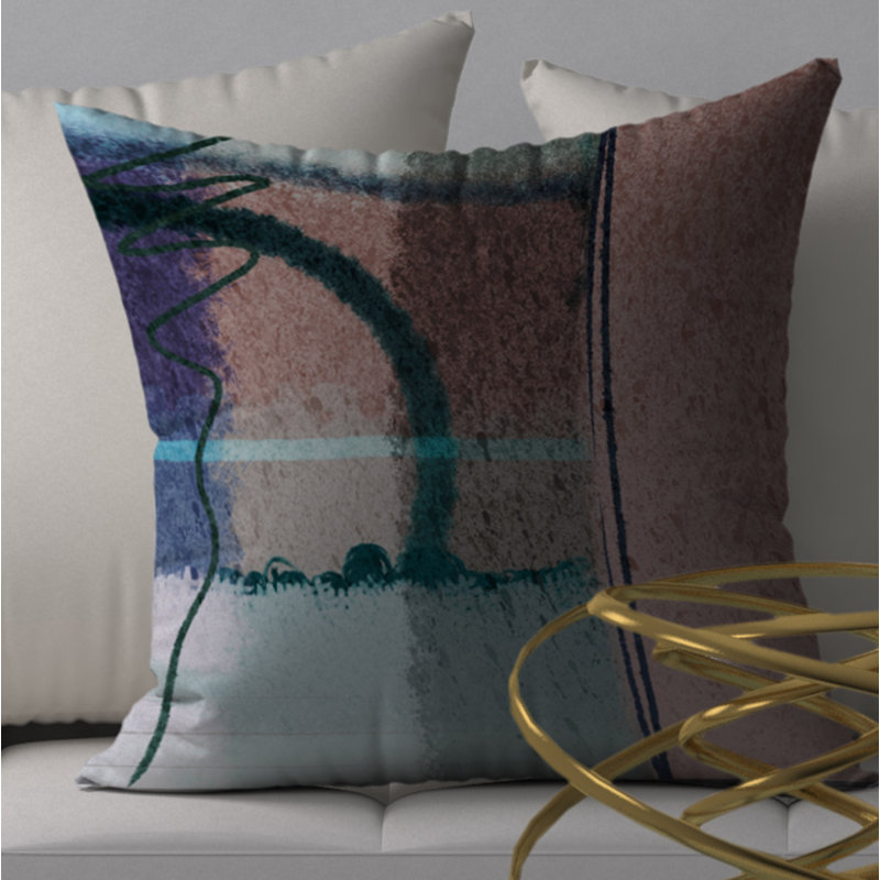 Housse de coussin carrée/insert, 18" x 18"