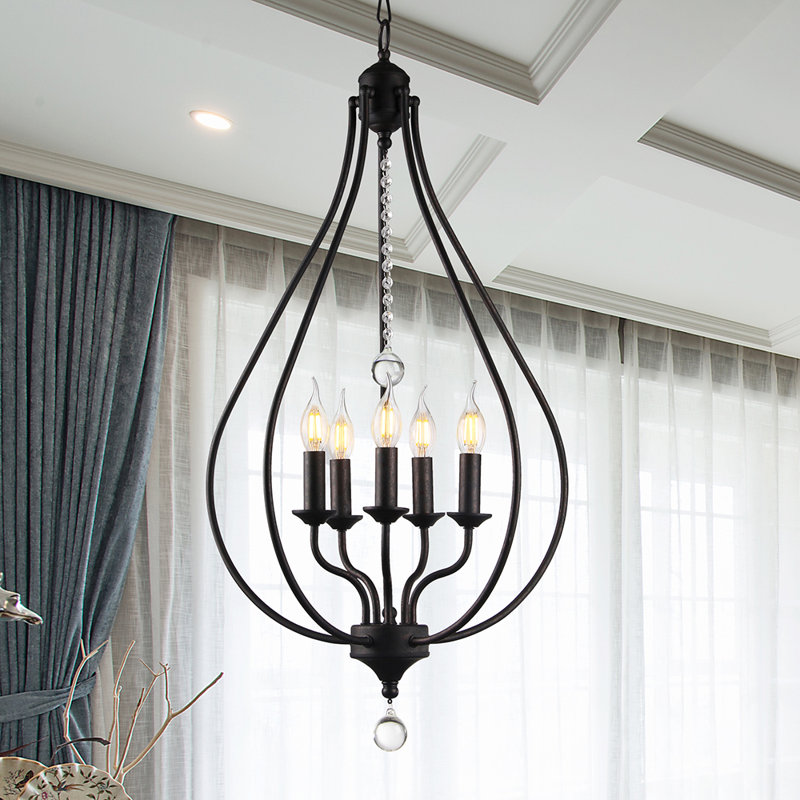 Alcalde 5 - Light Antique Bronze Single Pendant
