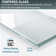 34-35.5 in. W x 72 in. H Pivot Swing Frameless Shower Door with Clear SGCC Tempered Glass