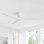 Ventilateur de plafond à profil bas 3 pales en bois massif 52 po Rachel