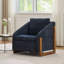 Fauteuil en tissu d'ameublement Chenille-304650930