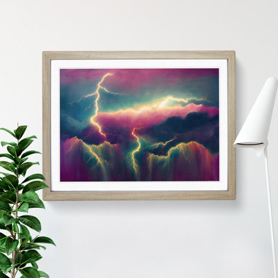 Mesmerising Thunderstorm - Single Picture Frame Painting