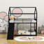 Lit superposé simple avec glissade Antwaun Kids-1106395549