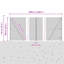 100 cm H x 5000 cm W Steel Border Fencing