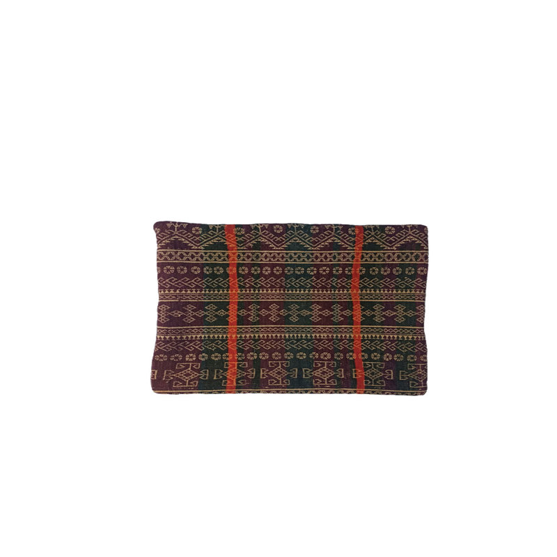 Geoffrey Kilim Handwoven Heavy Metal Cushion Cover