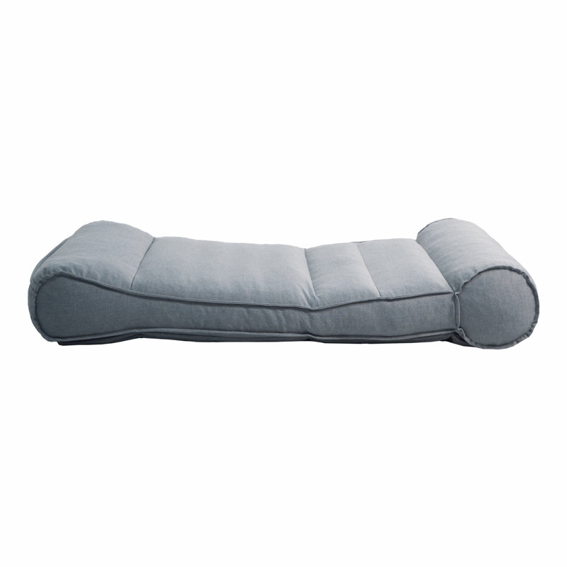Outdoor Olefin Chaise Lounge, Deep Gray