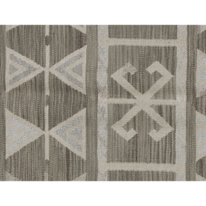 Flatweave Wool Geometric Area Rug