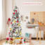 Arbre de Noël blanc effilé-759995468