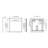 Black Aluminum Frame Lighted Bathroom Mirror-43159950