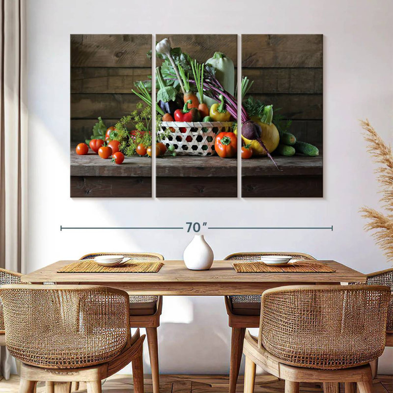 Yarlin Fresh Vegetable Selection, 28" H x 45" W