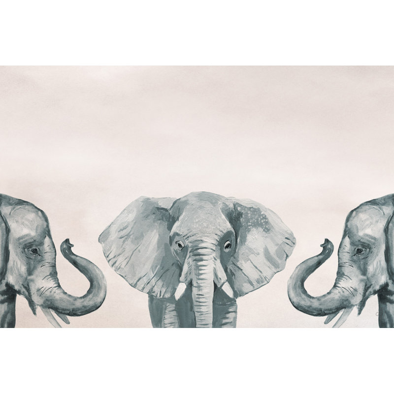 «Elephant Pose II», reproduction sur toile tendue, H 30 po x l 45 po x P 1,5 po
